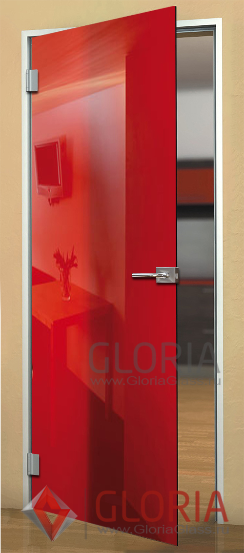 Стеклянная дверь модель Red T