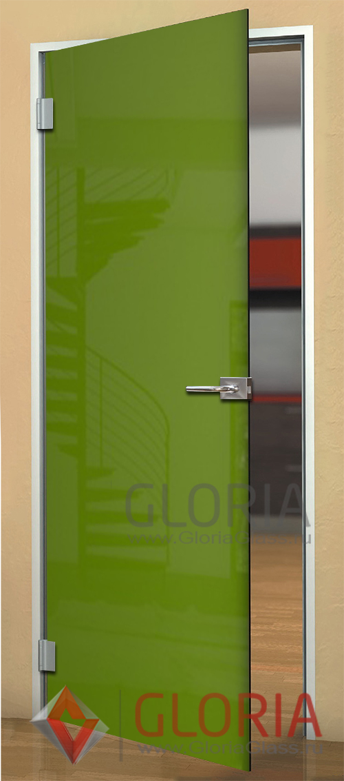 Стеклянная дверь модель Green