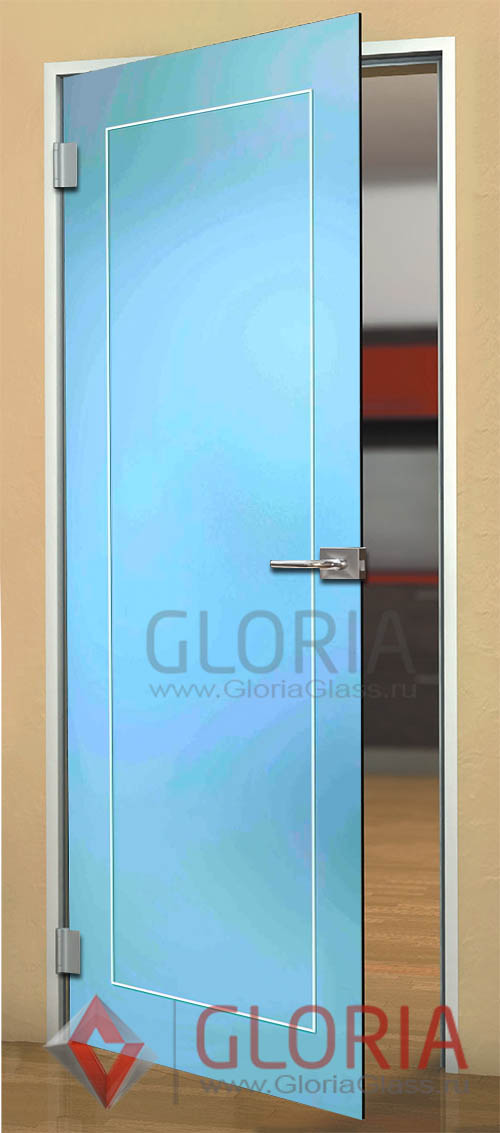 Стеклянная дверь модель Клара