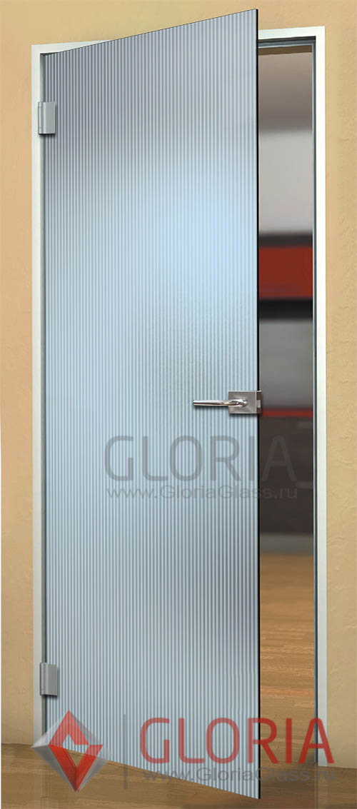 Стеклянная дверь с керамачиской печатью GlassJet серии Satin - модель Ригато